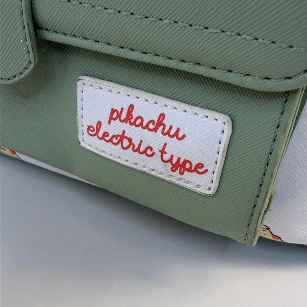 Pokemon Pikachu Kids‎ Backpack - Green and White